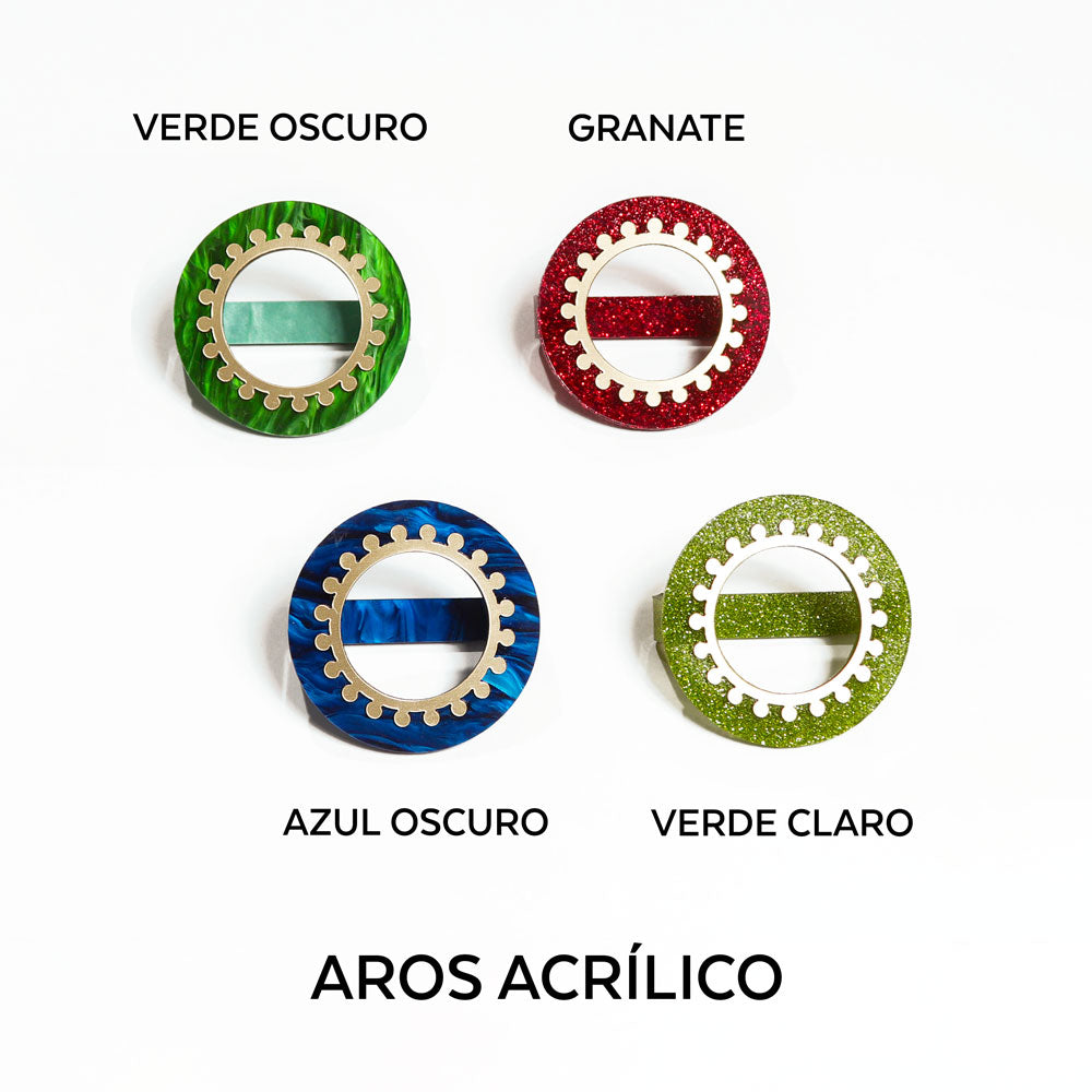 AROS DE SERVILLETA ACRÍLICO - SETS DE 4 Y 6