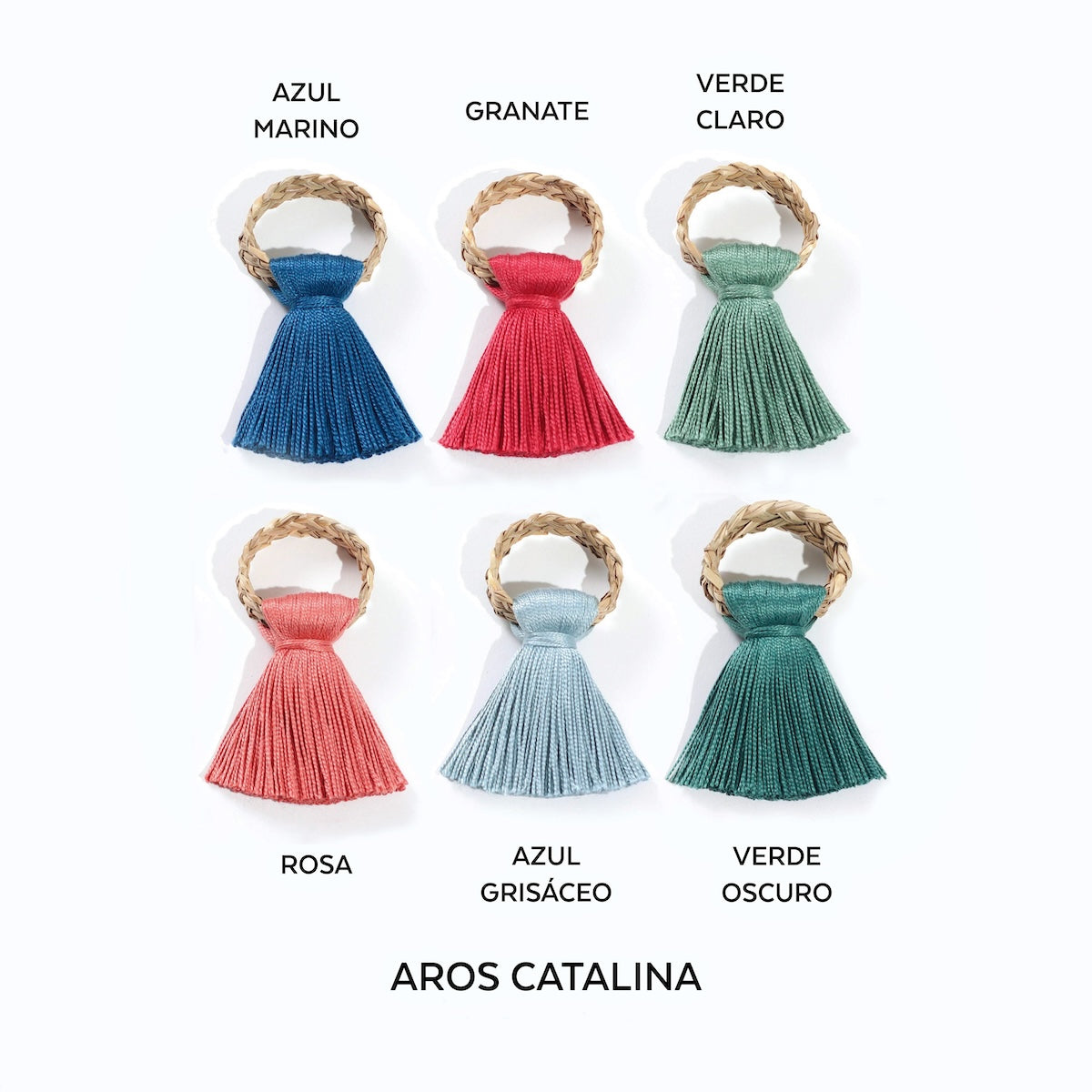 AROS DE SERVILLETA CATALINA - SETS DE 4 Y 6