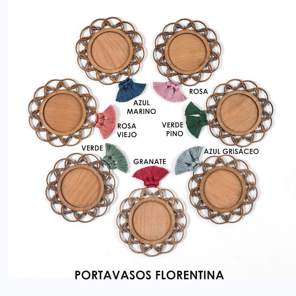 PORTAVASOS FLORENTINA - SETS DE 4 Y DE 6